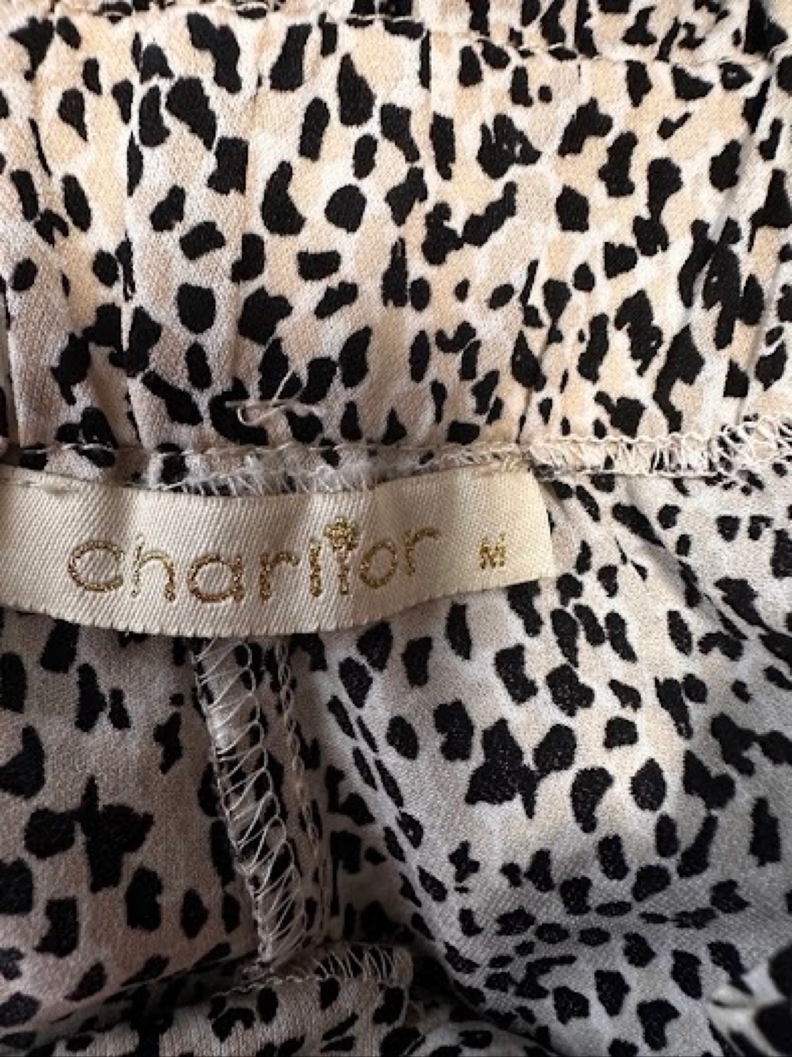Pantalon Paperbag Imprimé Animal Charlior - Taille M – photo 2